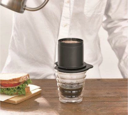 Hario Cafeor Metal Filter Dripper - Black