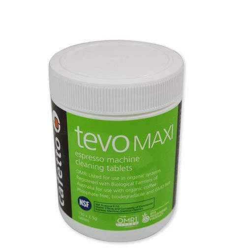 Cafetto Tevo Tablets Maxi 2.5g (150 Tablet Jar) Café Supplies/Cleaning