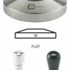 Concept-Art Coffee Tamper Base, 55mm Stainless, Flat Tampers