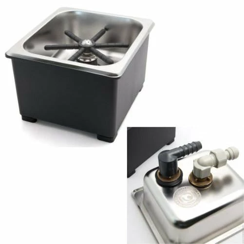 Espresso Parts Milk Jug Rinser, Bench Top, Square