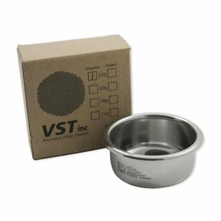 VST Precision Double Ridgeless Filter Basket, 58mm Group
