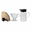 Barista Warehouse Hario V60 Dripper & Thermocolor Server Set