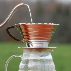 Kalita Stainless Wave Dripper 185 Brew Bar