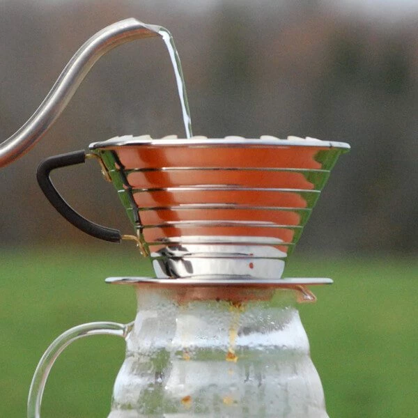 Kalita Stainless Wave Dripper 185 Brew Bar