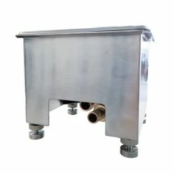 Barista Warehouse Tiamo Milk Jug Rinser - Stainless Steel Bench Fitting