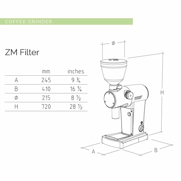 Barista Warehouse Mazzer ZM