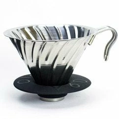 Hario Metal Silver V60 2 Cup