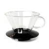 Brew Bar Kalita Glass Wave Dripper 185 Black