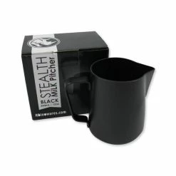 Rhino Black Stealth Milk Pitcher - 12oz/360ml