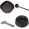 Barista Warehouse Filter Basket, Rubber Seal, Scoop, Paddle (Sold Separately)
